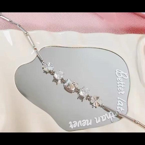 Sterling Silver 925 chain hello kitty bracelet - Picture 6 of 12